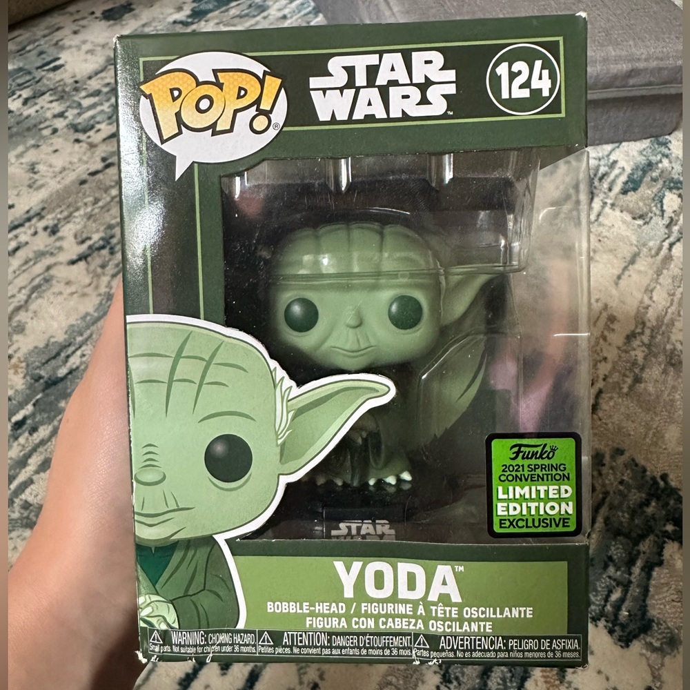 2021 Star Wars Spring Convention Exclusive Yoda Funko Pop